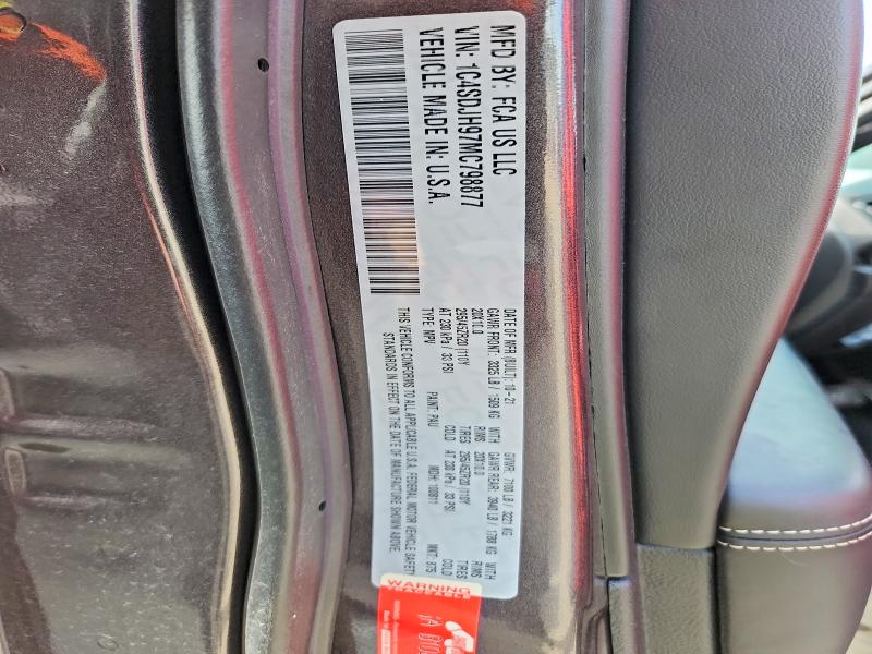 Aukcja sprzedaży 2021 Dodge Durango, vin: 1C4SDJH97MC798877, numer aukcji: 48865876