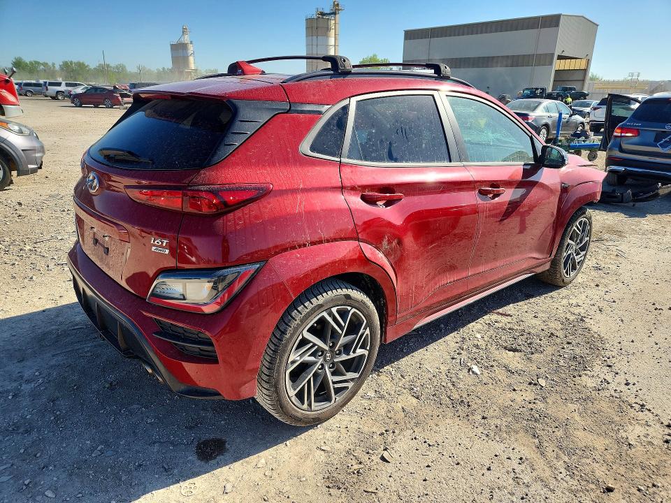 50075736 :رقم المزاد ، KM8K3CA34NU830972 vin ، 2022 Hyundai Kona مزاد بيع