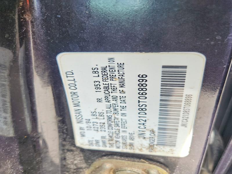 48336196 :رقم المزاد ، JN1CA21D8ST068896 vin ، 1995 Nissan Maxima مزاد بيع