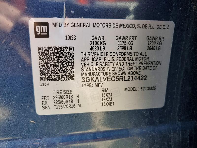 Продажа на аукционе авто 2024 Gmc Terrain, vin: 3GKALVEG5RL214422, номер лота: 51331296