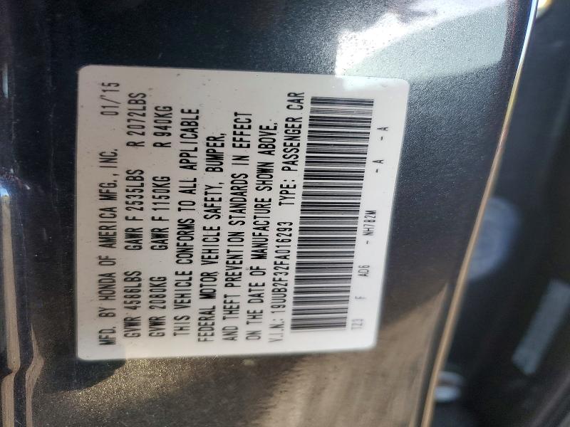 Aukcja sprzedaży 2015 Acura Tlx, vin: 19UUB2F32FA016293, numer aukcji: 51324296