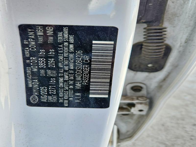 49684906 :رقم المزاد ، KMHLM4DGXSU084206 vin ، 2025 Hyundai Elantra مزاد بيع