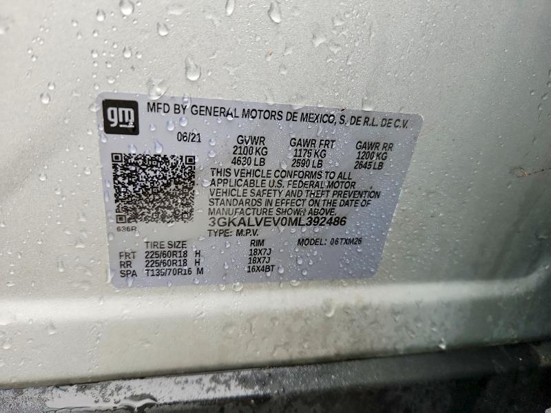 Продажа на аукционе авто 2021 Gmc Terrain, vin: 3GKALVEV0ML392486, номер лота: 50707866