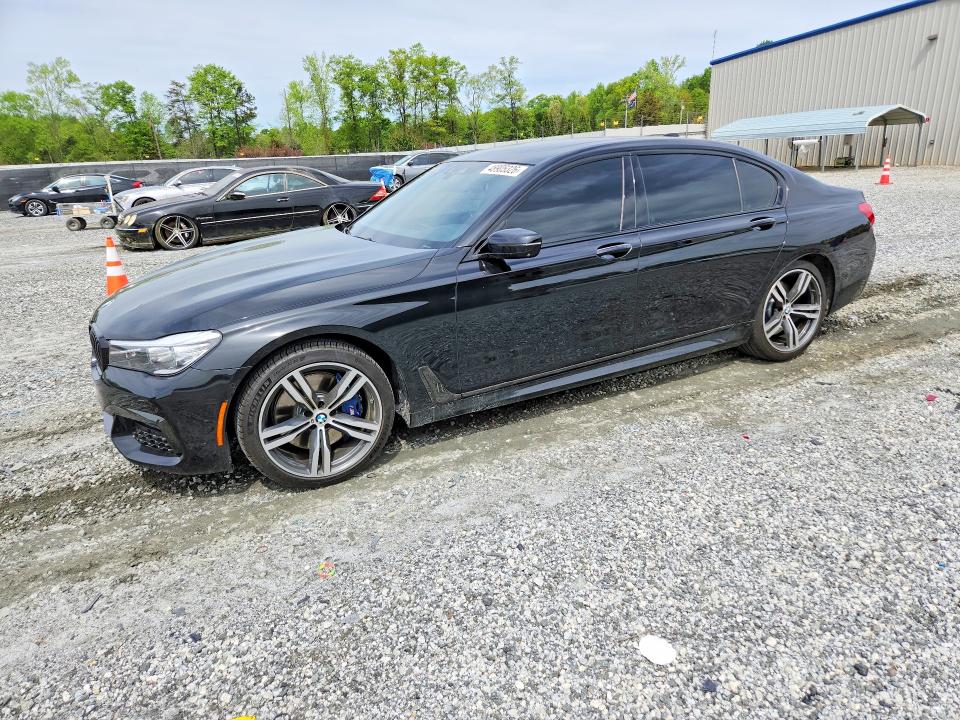 48905326 :رقم المزاد ، WBA7E2C56KB218015 vin ، 2019 Bmw 740 مزاد بيع