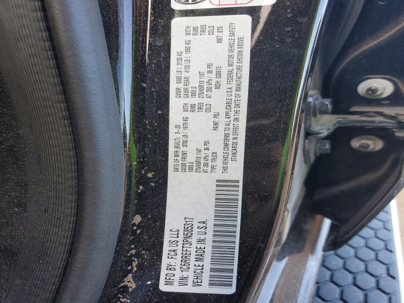 Продаж на аукціоні авто 2023 Ram 1500, vin: 1C6RREFT3PN585317, номер лоту: 49164156