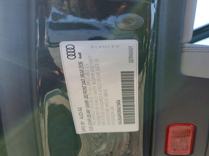 51075976 :رقم المزاد ، WAUEAAF40MA019454 vin ، 2021 Audi A4 مزاد بيع