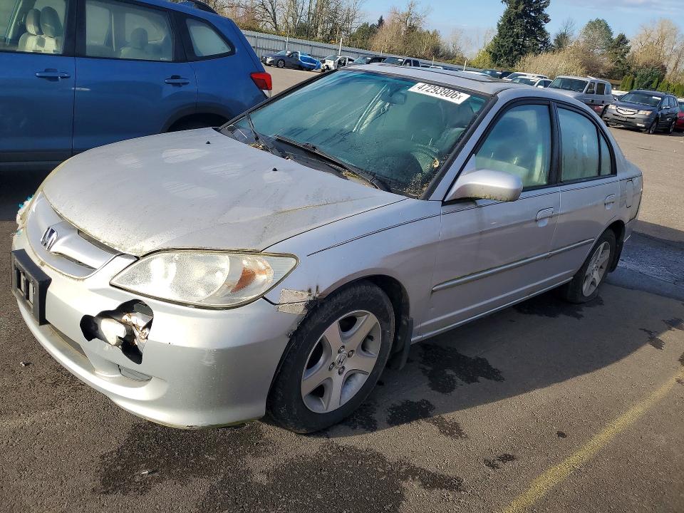 Aukcja sprzedaży 2005 Honda Civic, vin: 1HGES26735L012036, numer aukcji: 47293906