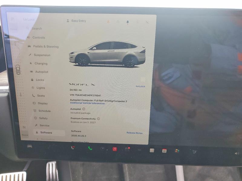 Продаж на аукціоні авто 2023 Tesla Model X, vin: 7SAXCAE54PF379941, номер лоту: 50465706