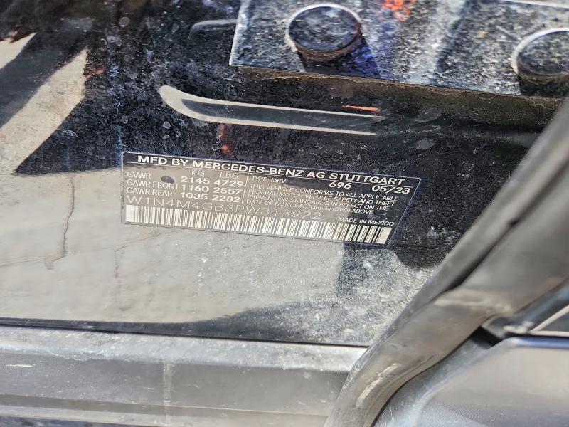 2023 Mercedes-benz Glb მანქანა იყიდება აუქციონზე, vin: W1N4M4GB3PW313922, აუქციონის ნომერი: 46941936