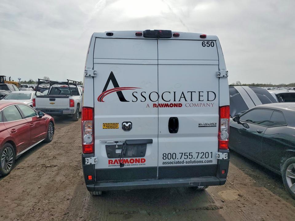 2023 Ram Promaster 2500 მანქანა იყიდება აუქციონზე, vin: 3C6LRVCG8PE558759, აუქციონის ნომერი: 50042556