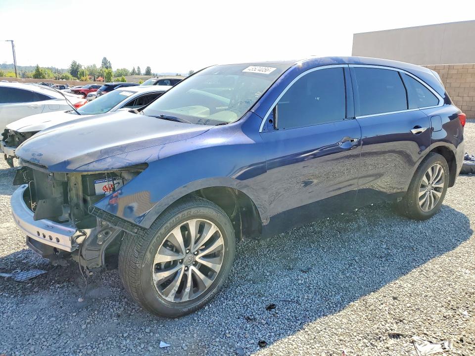 48524056 :رقم المزاد ، 5FRYD3H40EB011703 vin ، 2014 Acura Mdx مزاد بيع