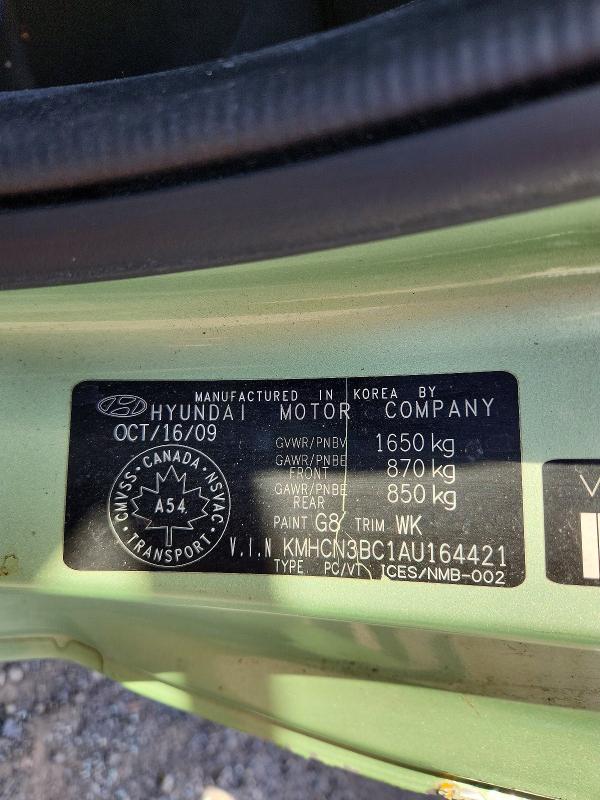 Продажа на аукционе авто 2010 Hyundai Accent, vin: KMHCN3BC1AU164421, номер лота: 50553256