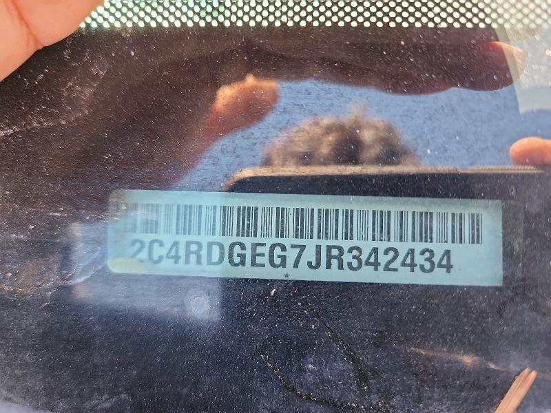 Продажа на аукционе авто 2018 Dodge Grand Caravan, vin: 2C4RDGEG7JR342434, номер лота: 49653766