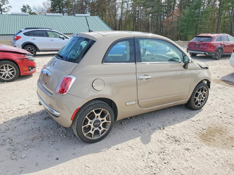 51333046 :رقم المزاد ، 3C3CFFCR7CT118230 vin ، 2012 Fiat 500 مزاد بيع