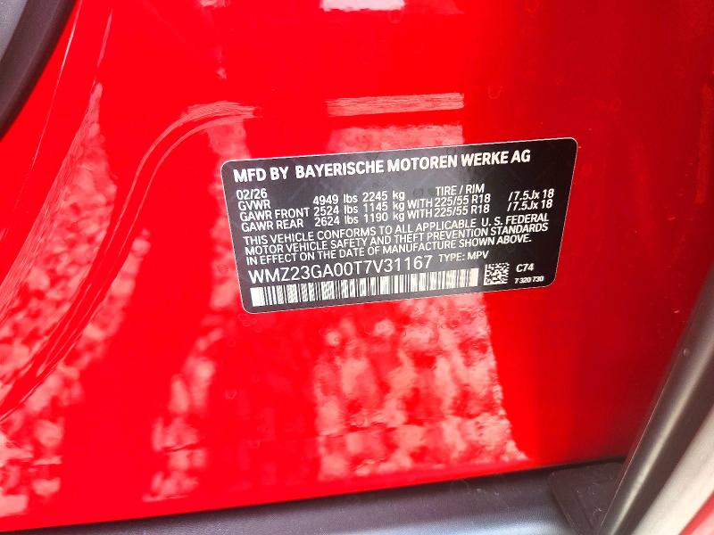 Продаж на аукціоні авто 2026 Mini Countryman, vin: WMZ23GA00T7V31167, номер лоту: 52077646