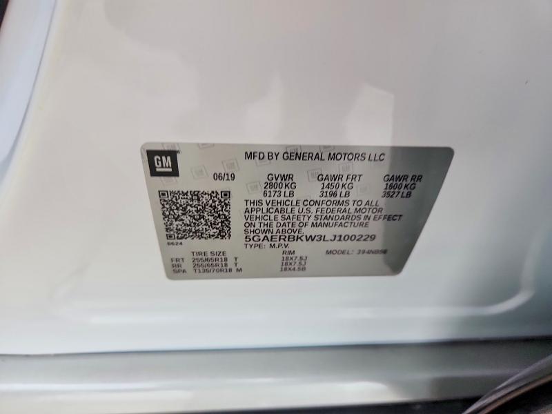 Продажа на аукционе авто 2020 Buick Enclave, vin: 5GAERBKW3LJ100229, номер лота: 49153466