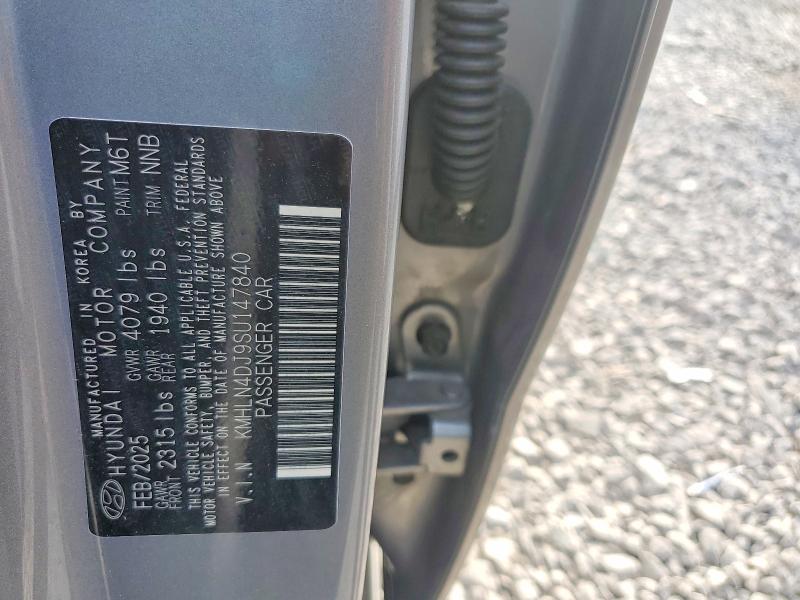 Продаж на аукціоні авто 2025 Hyundai Elantra, vin: KMHLN4DJ9SU147840, номер лоту: 50885676