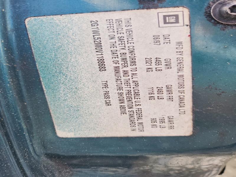 1997 Chevrolet Lumina მანქანა იყიდება აუქციონზე, vin: 2G1WL52M0V1188683, აუქციონის ნომერი: 51951276
