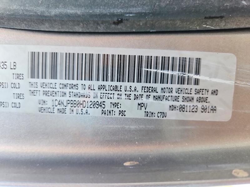 Продажа на аукционе авто 2017 Jeep Patriot, vin: 1C4NJPBB0HD120945, номер лота: 49331166