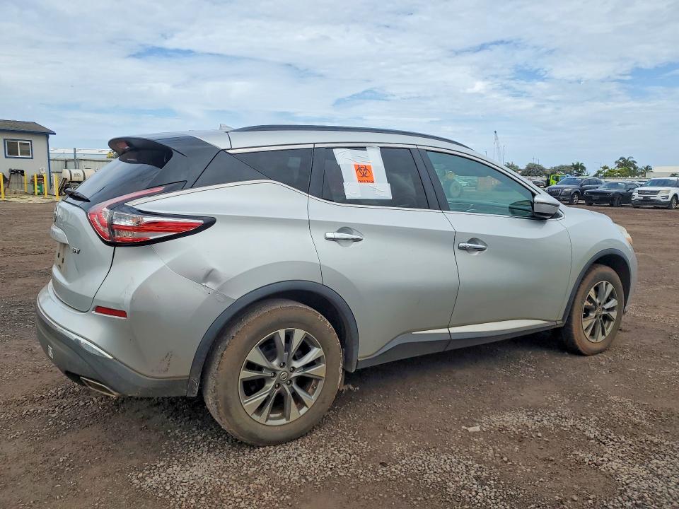 2016 Nissan Murano მანქანა იყიდება აუქციონზე, vin: 5N1AZ2MG8GN117282, აუქციონის ნომერი: 47795346
