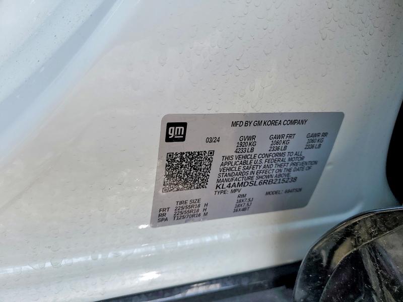 Aukcja sprzedaży 2024 Buick Encore Gx, vin: KL4AMDSL6RB215238, numer aukcji: 51281676