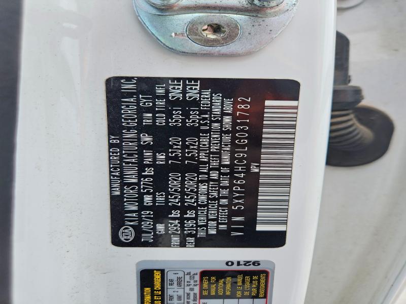 Продаж на аукціоні авто 2020 Kia Telluride, vin: 5XYP64HC9LG031782, номер лоту: 50092416