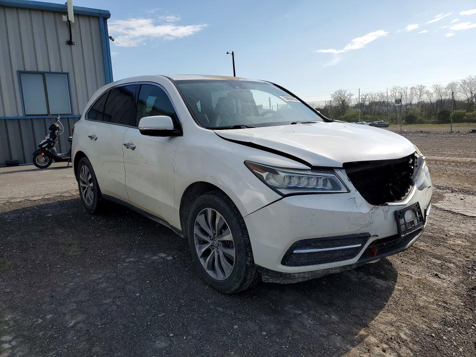 2014 Acura Mdx მანქანა იყიდება აუქციონზე, vin: 5FRYD3H4XEB004225, აუქციონის ნომერი: 50084656