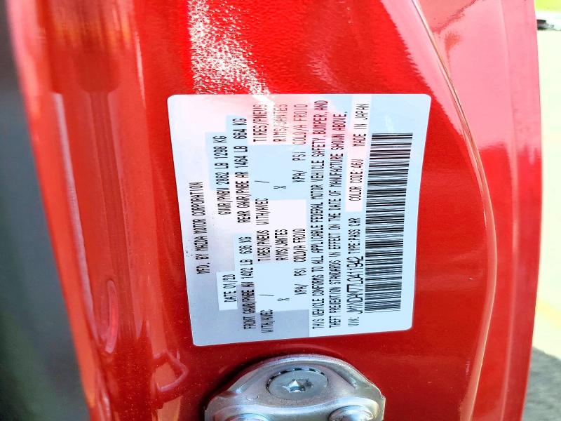 2020 Mazda Mx-5 Miata მანქანა იყიდება აუქციონზე, vin: JM1NDAM77L0411942, აუქციონის ნომერი: 50252686