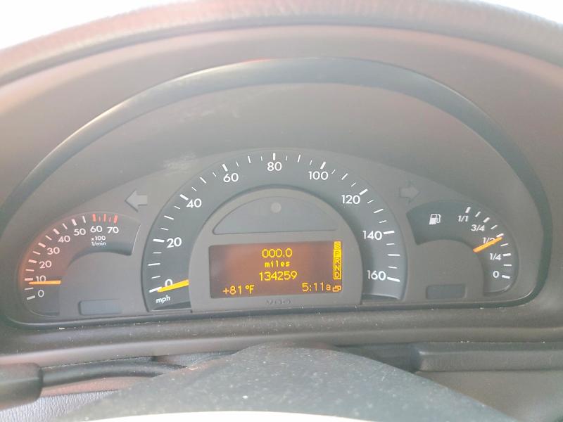 2001 Mercedes-benz C მანქანა იყიდება აუქციონზე, vin: WDBRF61J11F088893, აუქციონის ნომერი: 48941376