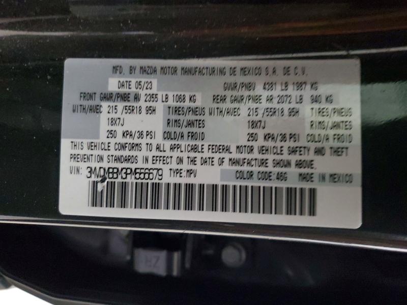 50761186 :رقم المزاد ، 3MVDMBBM3PM556679 vin ، 2023 Mazda Cx-30 مزاد بيع