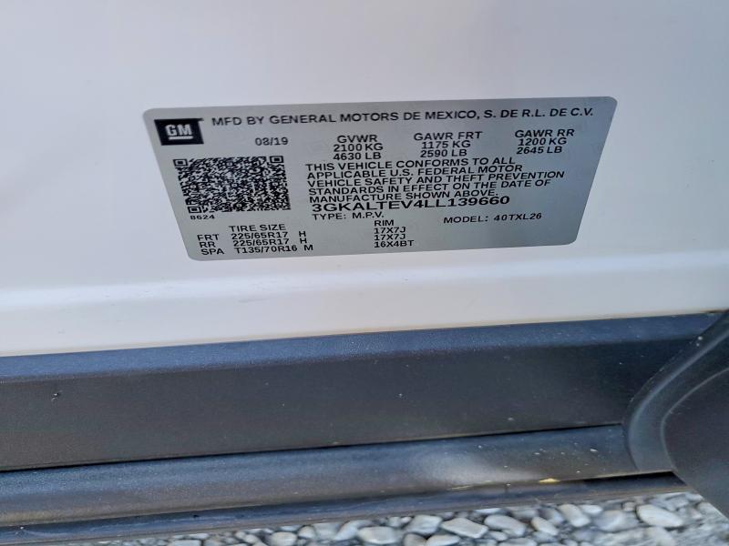 Продаж на аукціоні авто 2020 Gmc Terrain, vin: 3GKALTEV4LL139660, номер лоту: 49028016