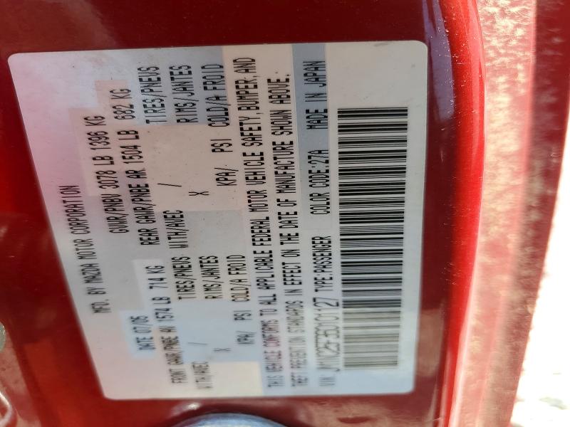 50850306 :رقم المزاد ، JM1NC25F360101127 vin ، 2006 Mazda Mx-5 Miata مزاد بيع