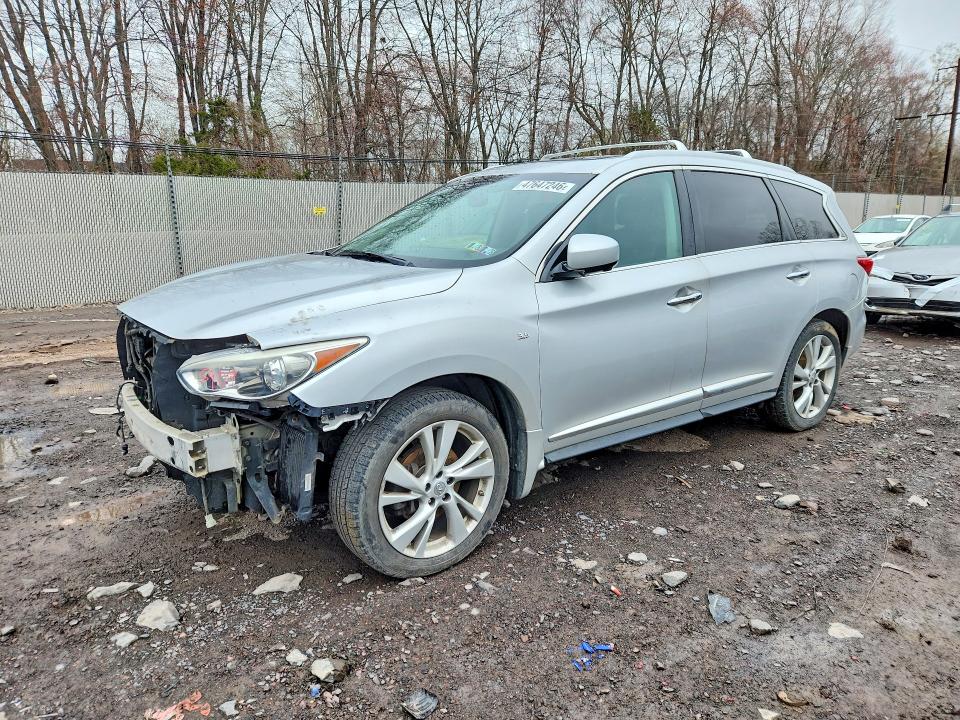 47647246 :رقم المزاد ، 5N1AL0MM5EC505803 vin ، 2014 Infiniti Qx60 مزاد بيع
