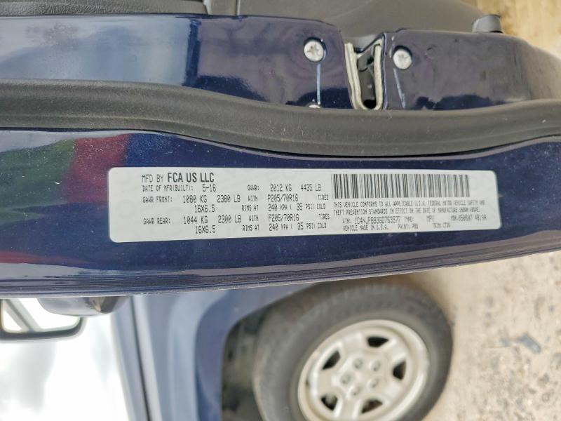Aukcja sprzedaży 2016 Jeep Cher Lared, vin: 1C4NJPBB3GD763577, numer aukcji: 51501806