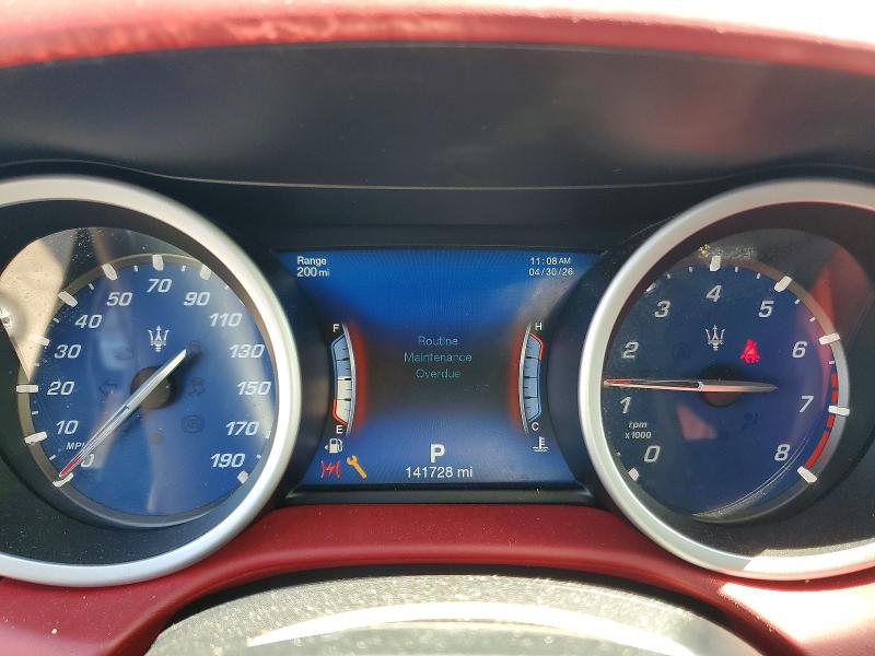 2018 Maserati Ghibli მანქანა იყიდება აუქციონზე, vin: ZAM57YTA6J1299926, აუქციონის ნომერი: 51984036