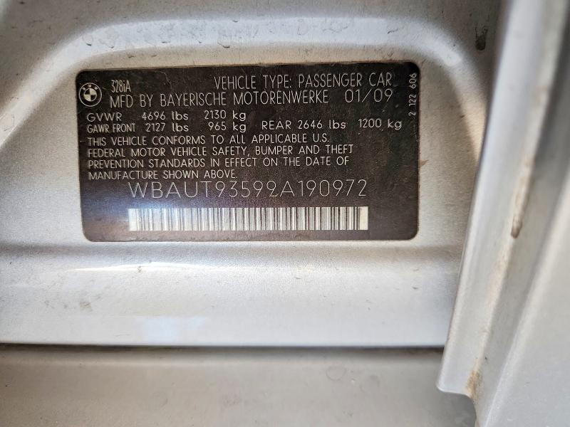 Продаж на аукціоні авто 2009 Bmw 328, vin: WBAUT93599A190972, номер лоту: 48839636