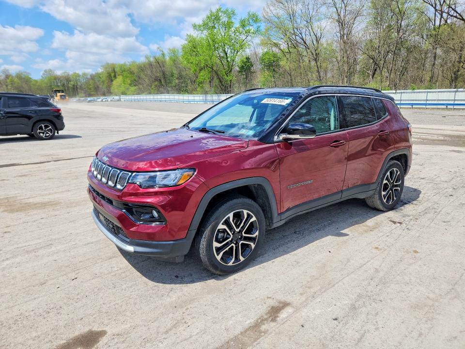 Aukcja sprzedaży 2022 Jeep Compass, vin: 3C4NJDCB0NT107504, numer aukcji: 50914166