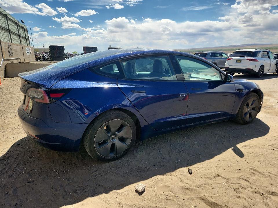 49112766 :رقم المزاد ، 5YJ3E1EA8NF359840 vin ، 2022 Tesla Model 3 مزاد بيع
