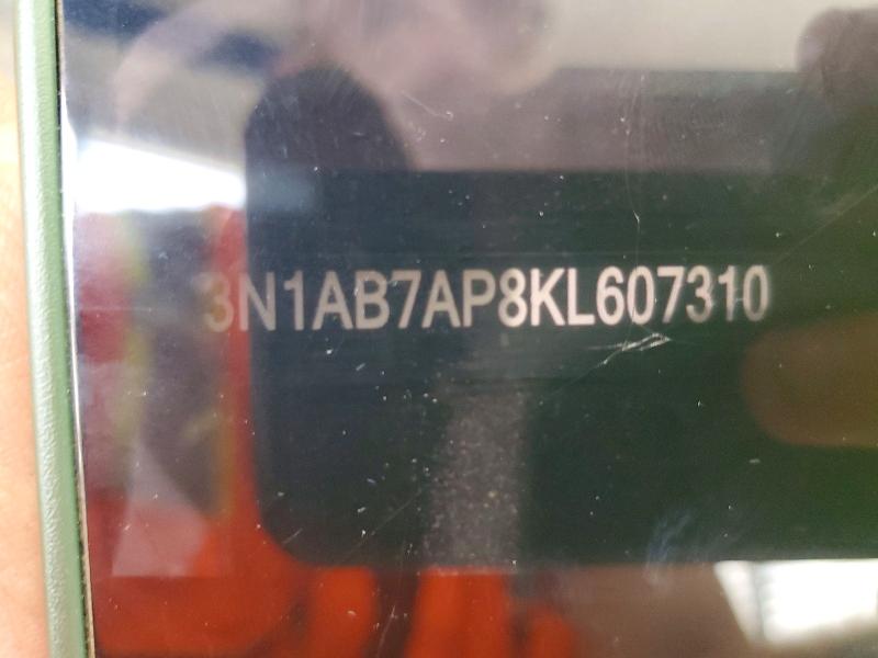 46864146 :رقم المزاد ، 3N1AB7AP8KL607310 vin ، 2019 Nissan Sentra مزاد بيع