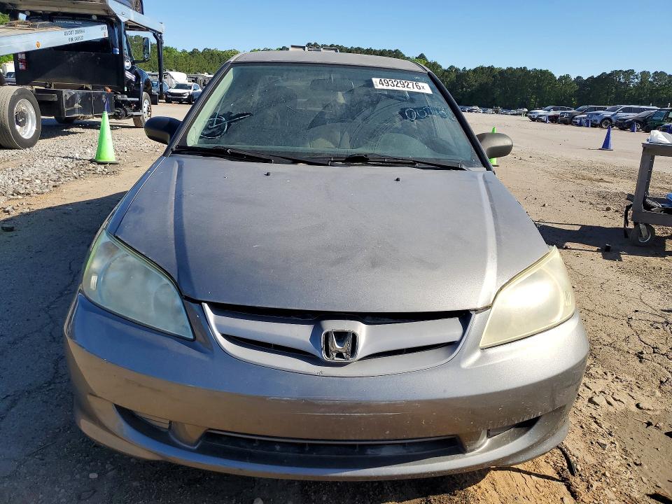 Aukcja sprzedaży 2005 Honda Civic, vin: 1HGES16305L007156, numer aukcji: 49329276