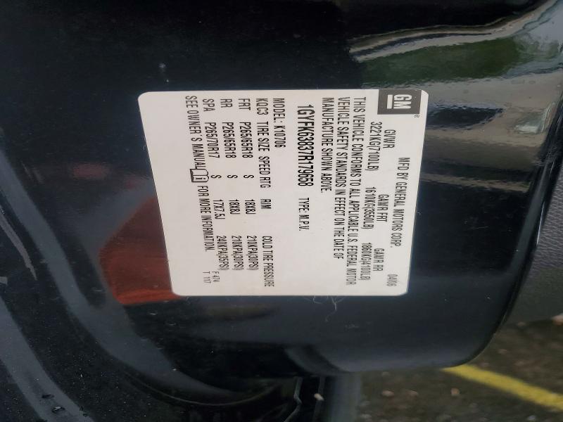 Aukcja sprzedaży 2007 Cadillac Escalade, vin: 1GYFK63837R179658, numer aukcji: 50595766