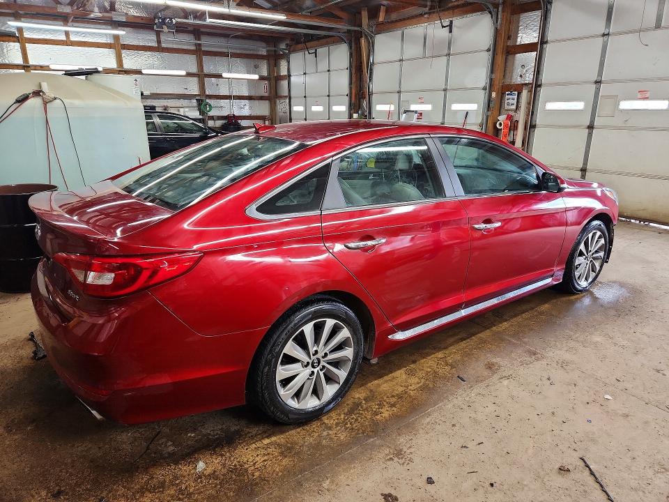 2015 Hyundai Sonata მანქანა იყიდება აუქციონზე, vin: 5NPE34AF1FH245599, აუქციონის ნომერი: 51466136