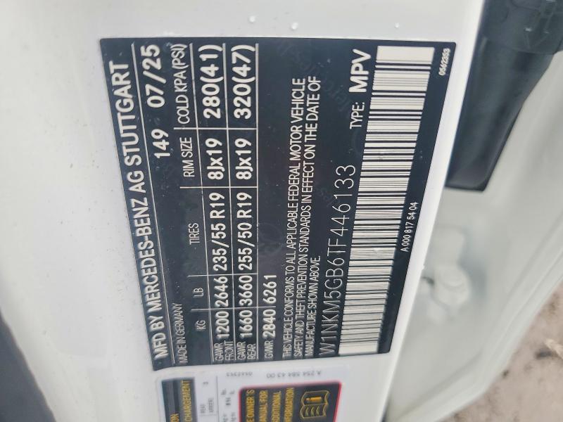 49680456 :رقم المزاد ، W1NKM5GB6TF446133 vin ، 2026 Mercedes-benz Glc مزاد بيع