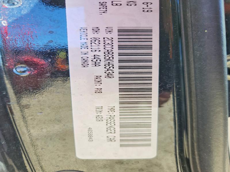 Aukcja sprzedaży 2019 Chrysler 300, vin: 2C3CCABG5KH654340, numer aukcji: 50117216