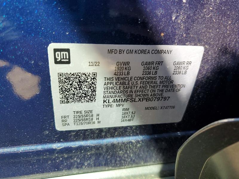 48811526 :رقم المزاد ، KL4MMFSLXPB079797 vin ، 2023 Buick Encore Gx مزاد بيع