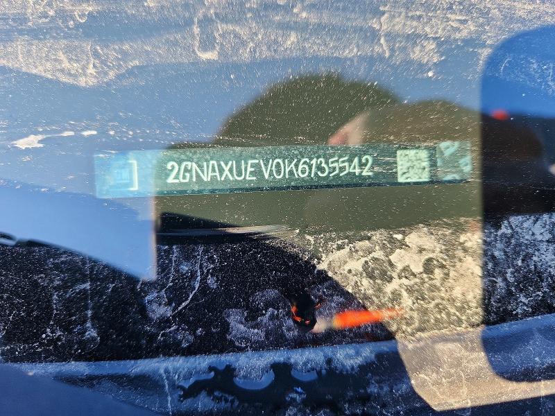 2019 Chevrolet Equinox მანქანა იყიდება აუქციონზე, vin: 2GNAXUEV0K6135542, აუქციონის ნომერი: 48819806