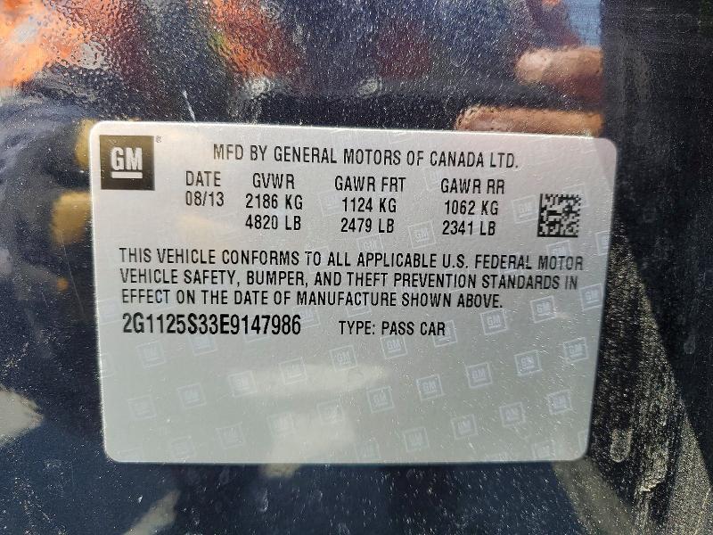 Продажа на аукционе авто 2014 Chevrolet Impala, vin: 2G1125S33E9147986, номер лота: 50981116