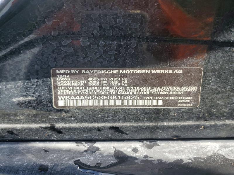 Aukcja sprzedaży 2015 Bmw 428, vin: WBA4A5C53FGK15825, numer aukcji: 50927876