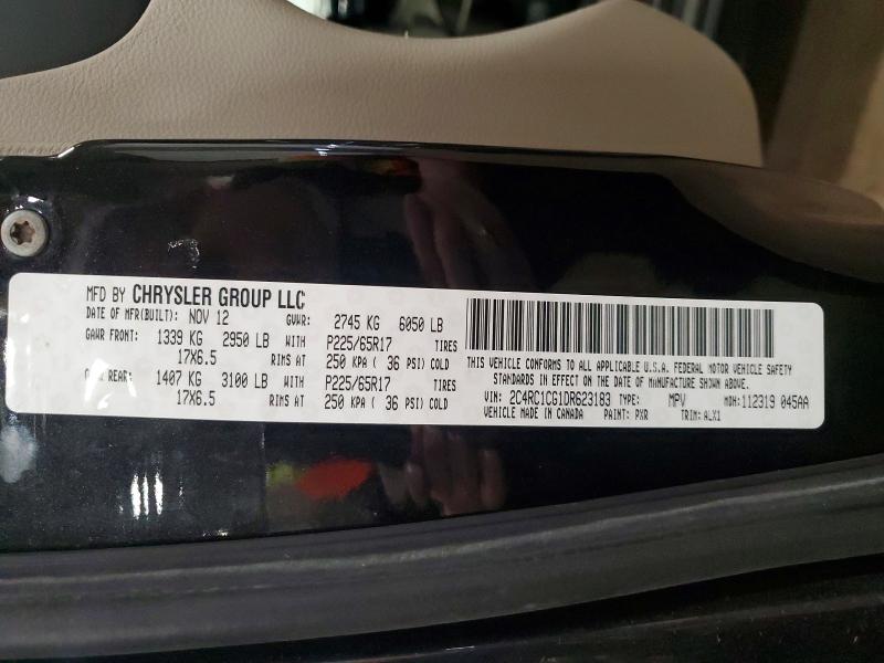 Продаж на аукціоні авто 2013 Chrysler Town & Country, vin: 2C4RC1CG1DR623183, номер лоту: 48827126