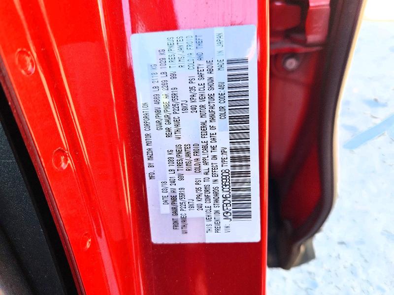 Продаж на аукціоні авто 2018 Mazda Cx-5, vin: JM3KFBCM6J0369908, номер лоту: 50637406